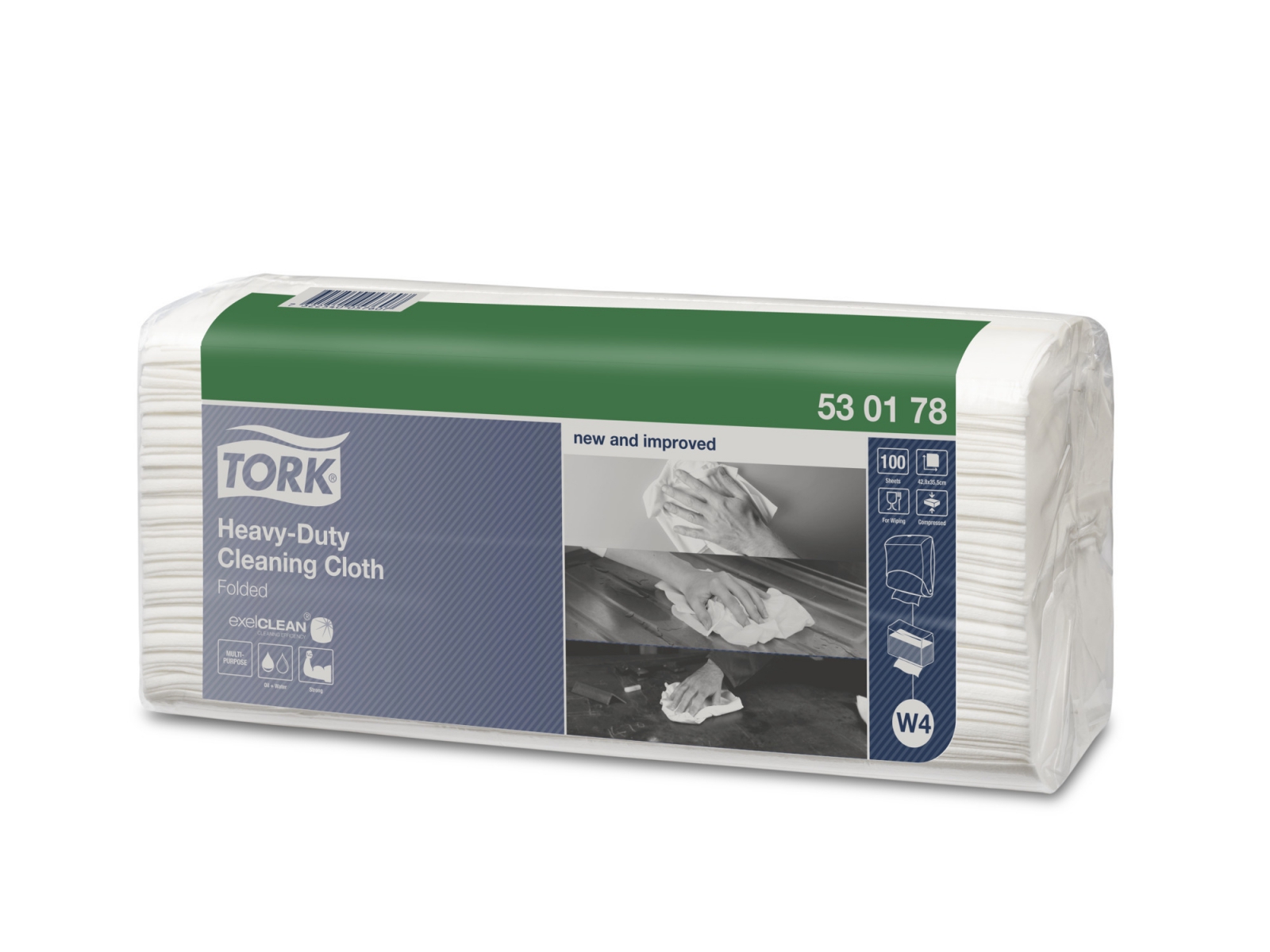 Czyściwo TORK 530179 Ściereczki do trudnych zabrudzeń 4 opak x 105 listków